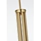 preview thumbnail 3 of 9, Elegant Lighting LD722D36 Layne 6 Light 36" Wide Taper Candle Style
