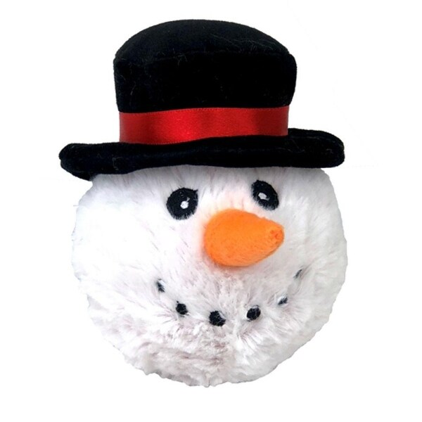 snowman dog toy