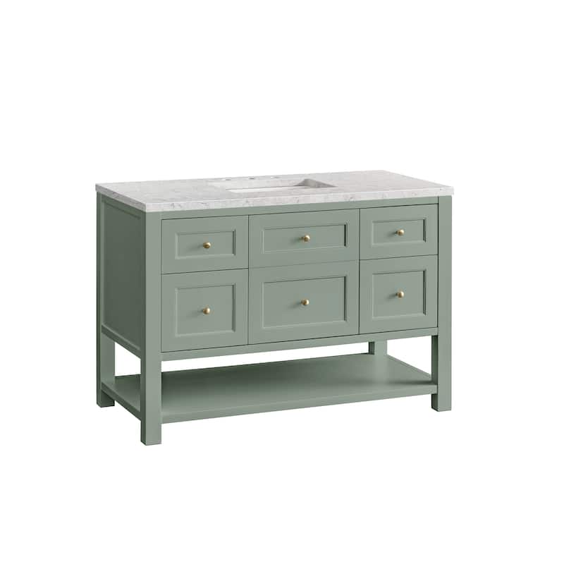 James Martin Vanities Breckenridge 48" Single Vanity, Smokey Celadon