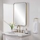 preview thumbnail 10 of 9, Uttermost 09862 Crofton 22" W x 32" H Rectangular Framed Bathroom