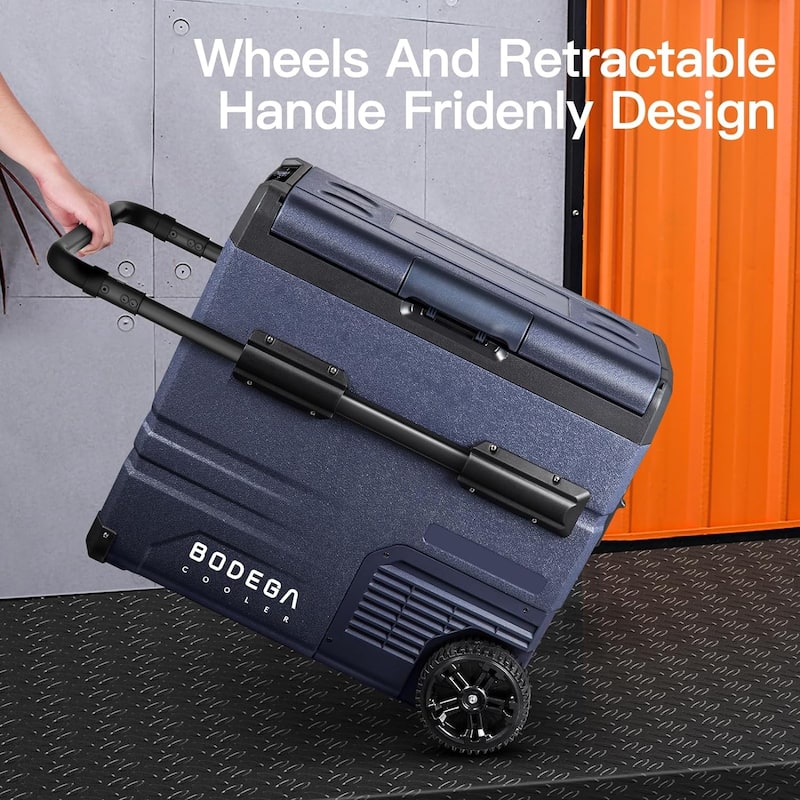 BODEGA Car Refrigerator,Dual Zone Cooler,Temp Independent,APP Control