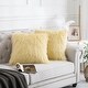 preview thumbnail 34 of 77, Karenne FauxFur Throw Pillow Covers (Set of 2), NO INSERT 20" x 20" - Pineapple Slice