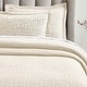 preview thumbnail 27 of 29, Superior Madrid 100% Cotton Matelassé Bedspread & Sham Set – Lightweight Quilt Coverlet, Raised Geometric Pattern, All‑Season Ivory - California King