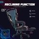 preview thumbnail 6 of 16, HOMCOM Racing Gaming Chair with Cat Ears, Reclining Faux Leather Computer Chair with Footrest