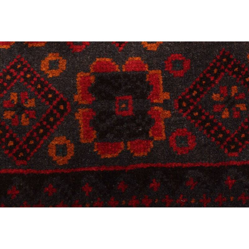 ECARPETGALLERY Hand-knotted Teimani Charcoal Wool Rug - 2'7 x 4'6