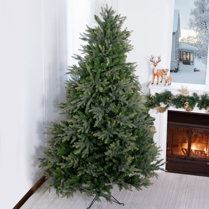 6/7/8/9FT Modern Artificial PE & PVC Grand Fir Christmas Tree