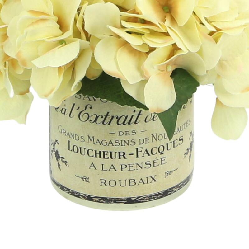 Hydrangea Arrangement in a Glass Vase