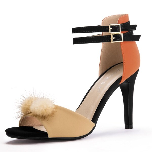 stiletto block heels