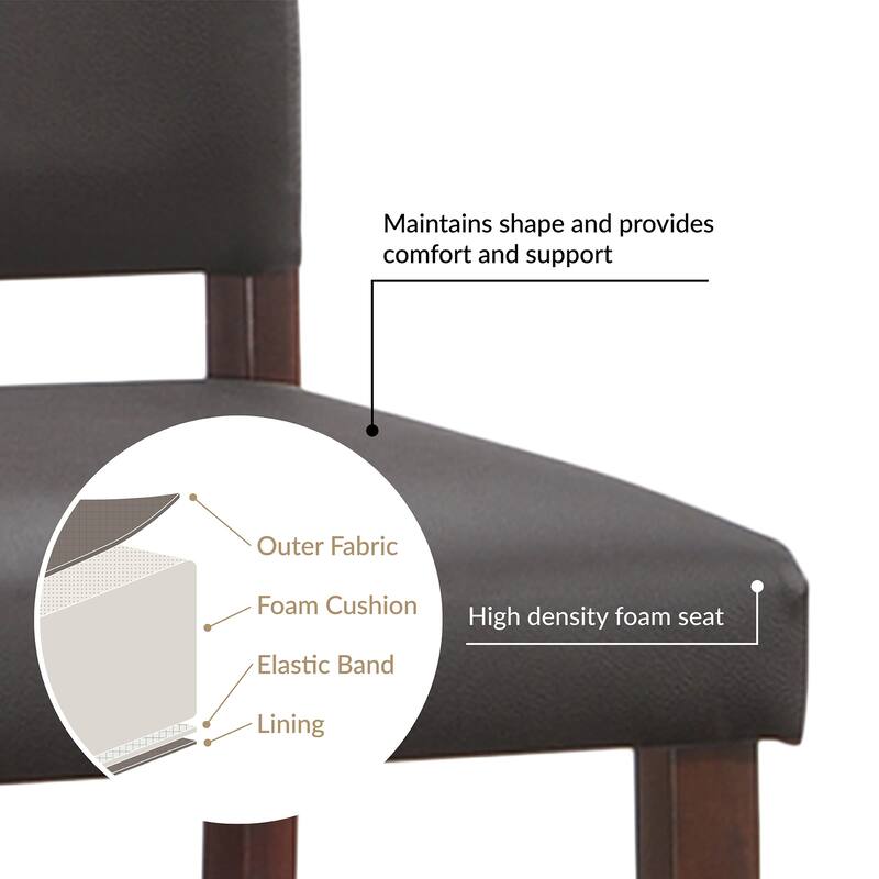 Leick Home Brax Upholstered Counter Height Barstool