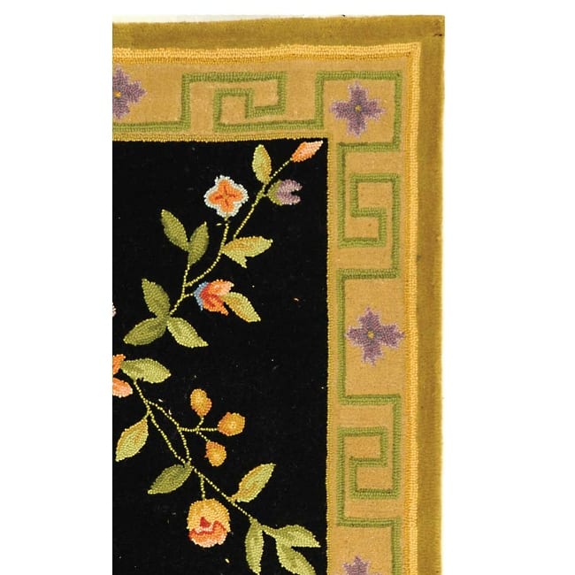 SAFAVIEH Handmade Berkeley Bice Botanical Wool Rug
