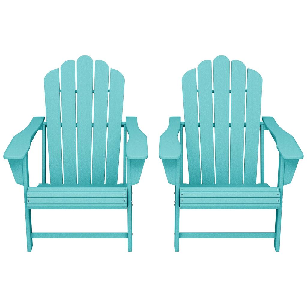 Aderson Outdoor Poly Adirondack Chair (Set of 2)