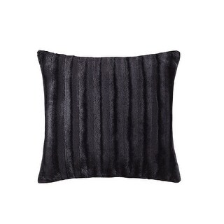 Silver Orchid La Plante Faux Fur Square Throw Pill