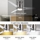 preview thumbnail 23 of 48, 52 Inch Lowe Profile Ceiling Fan with Light,3 CCT LED,Remote Control-Farmhouse, Modern, Contemporary - 52 inches