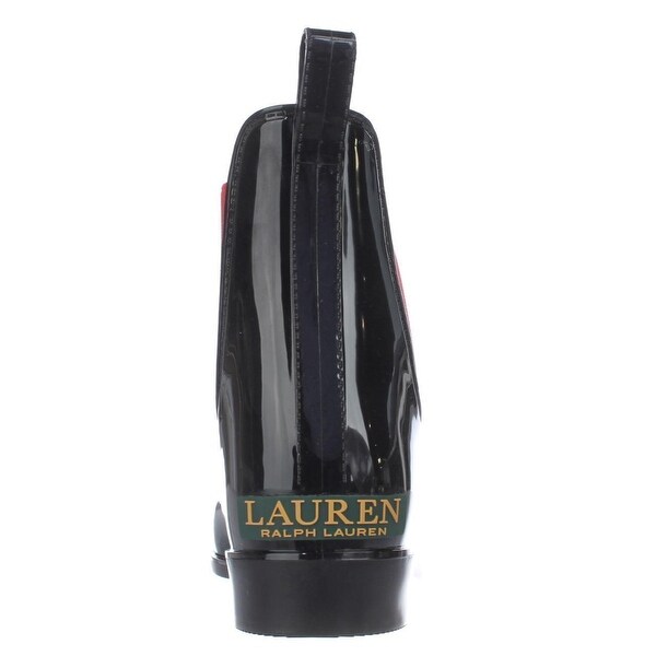 ralph lauren tally rain boots black