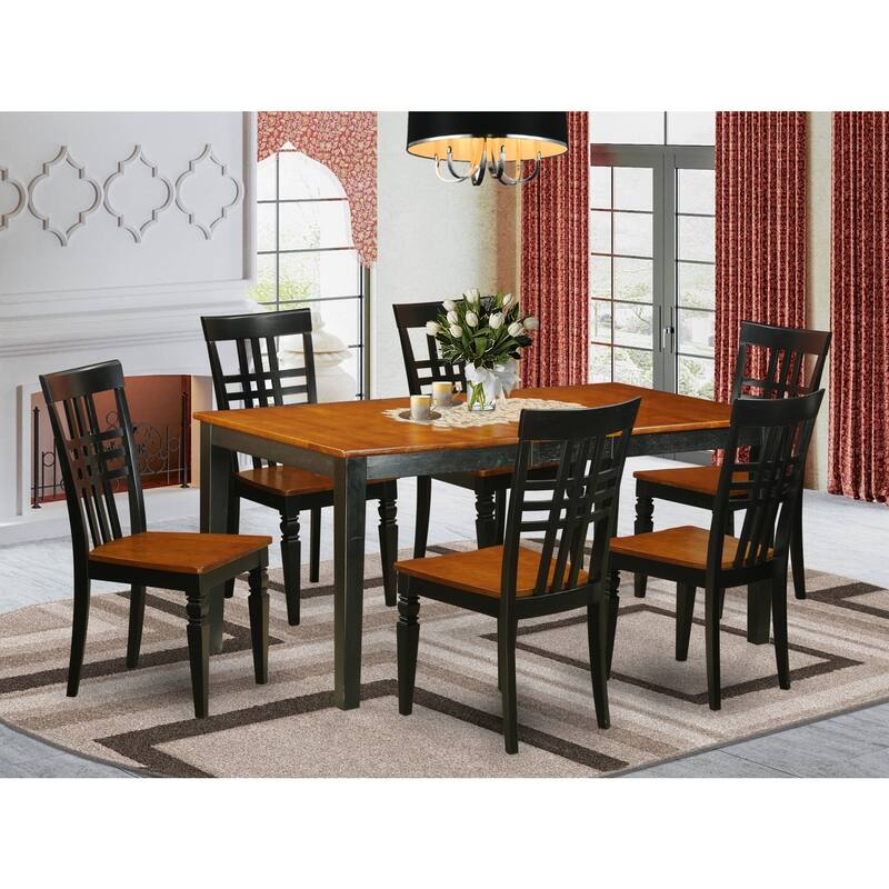 Dining Table Set - Kitchen Table with Chairs - Modern Farmhouse Dining Room Furniture Set