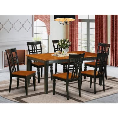 Dining Table Set - Kitchen Table with Chairs - Modern Farmhouse Dining Room Furniture Set