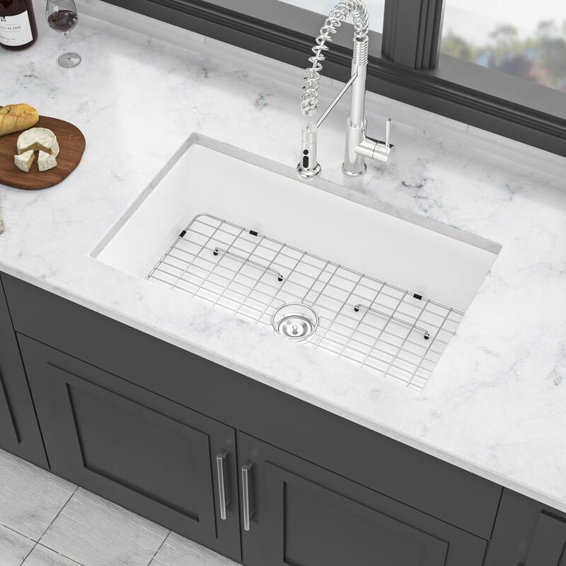 Undermount Single Bowl Ceramic Kitchen Sink