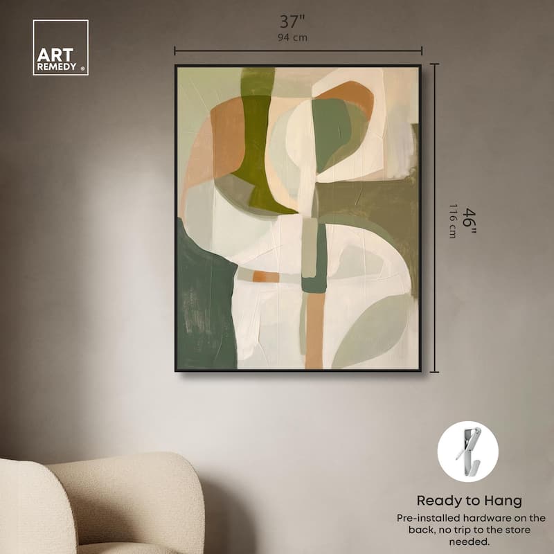 Soft Reverberations I Canvas by Art Remedy
