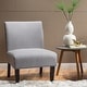 preview thumbnail 12 of 43, Kassi Contemporary Slipper Accent Chair by Christopher Knight Home