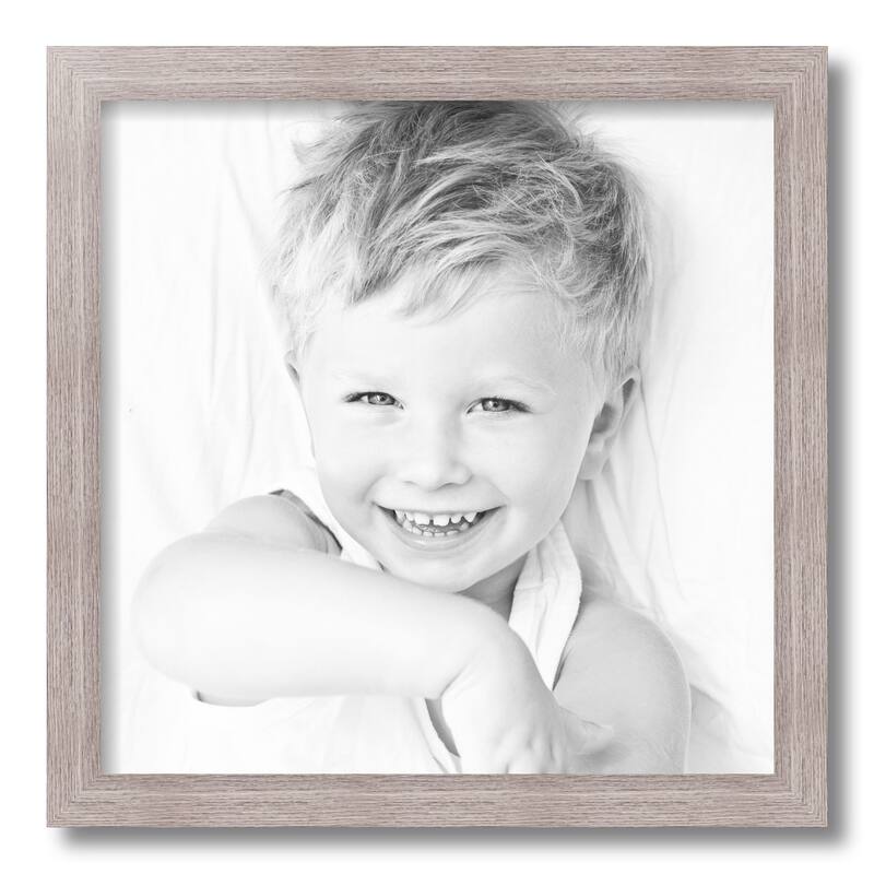 ArtToFrames Metro Modern 16x16 Inch Picture Frame, 1.25 Inch MDF Poster Frame Available in Multiple Colors (FRBW26-16x16)