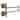 Allied Brass Prestige Skyline Collection 2 Swing Arm Towel Rail