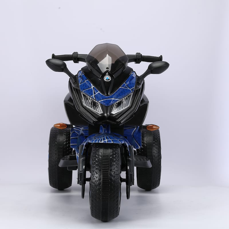 Kids Motorcycle Ride-On Motorcycle 3-Wheels Battery Powered Motorbike Rechargeable 12 V kids ride on toy with PU seat Training