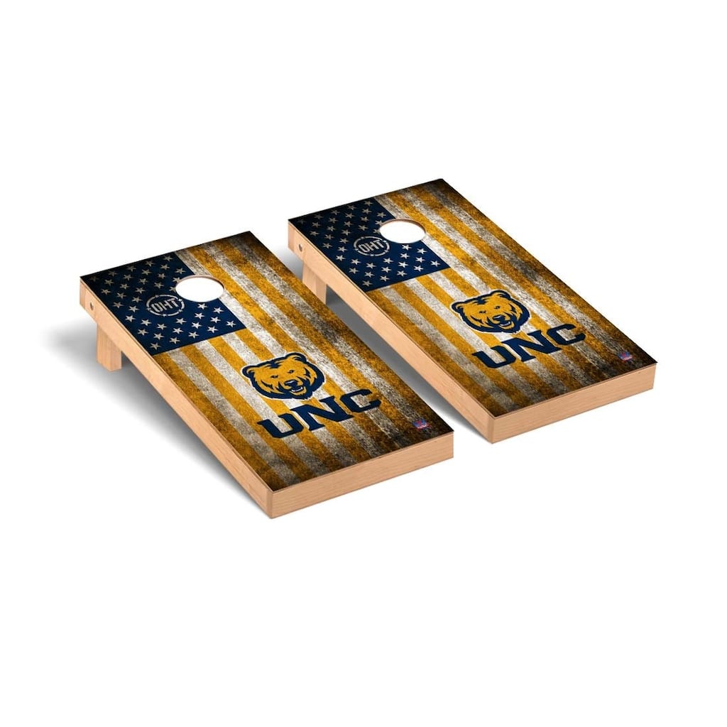 Northern Colorado Bears Cornhole Board Set - OHT Vintage Flag Version