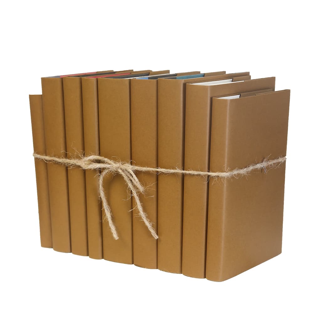 Books Brown Decorative Accessories: Pecan Wrapped Colorpak