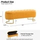 preview thumbnail 112 of 120, Velvet Storage Bench for Bedroom