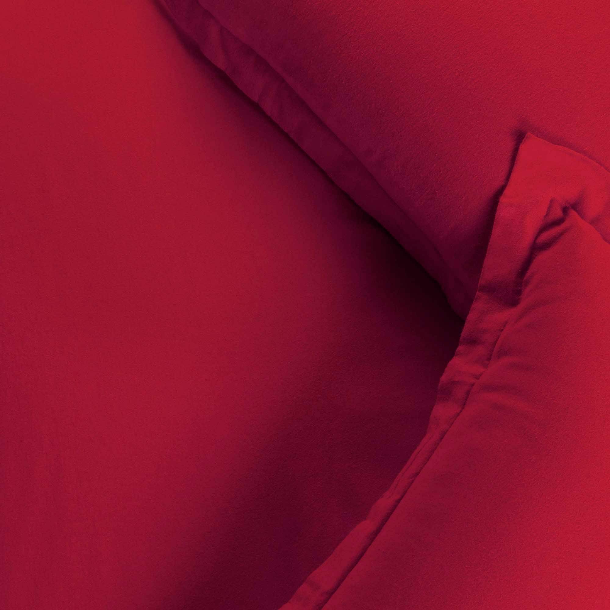 Superior Classic Solid Flannel Cotton Duvet Cover Set - Picture 8 of 45
