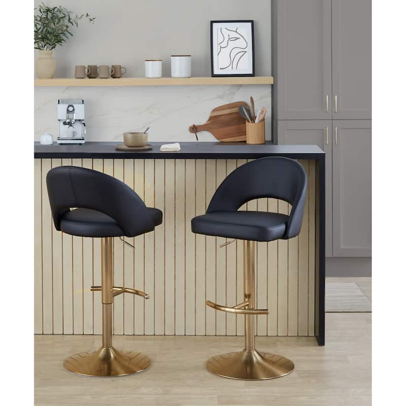 Renee Adjustable Barstool - Set of 2
