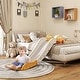 preview thumbnail 1 of 16, Qaba Toddler Slide, Couch Slide for Bed, Sofa, Extra Length Indoor Couch Slide for Toddler, Baby, Child, Easy to Assemble Yellow
