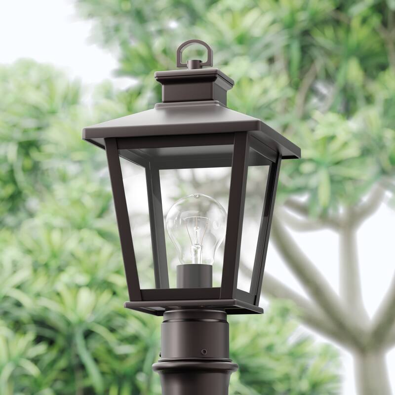 Millennium Lighting Bellmon 1 Light Outdoor Post Lantern with a Clear Glass Shade