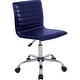 preview thumbnail 34 of 39, Home Office Desk Chair Task Chairs Swivel Ribbed Task Vanity Chair