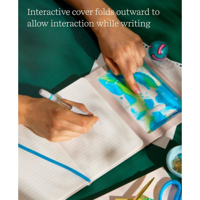 Lifelines Sensory Journal with Tactile Cover & Embossed Paper + Pen bundle