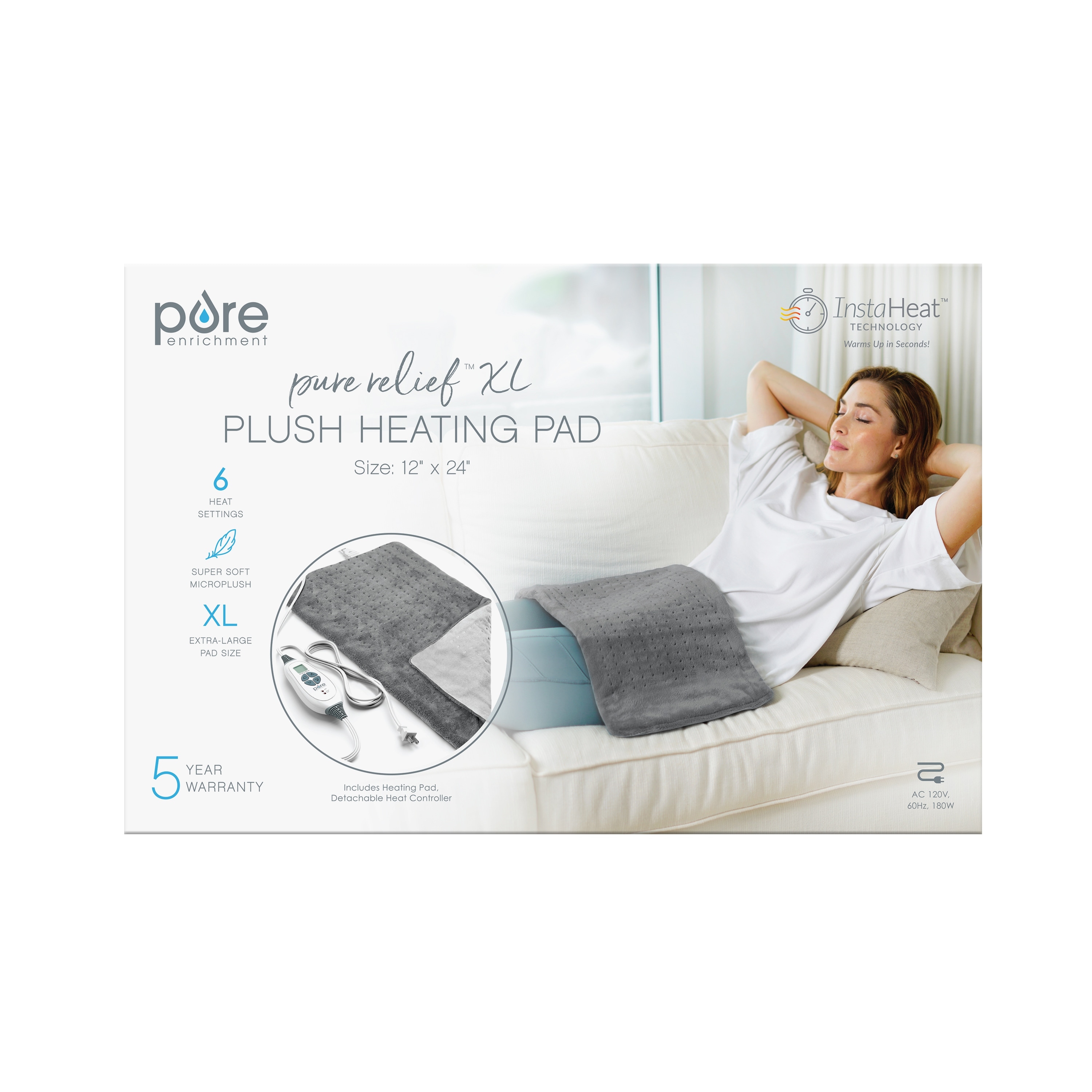 Pure relief heated throw hotsell
