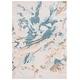preview thumbnail 28 of 28, SAFAVIEH Handmade Fifth Avenue Nahoko Mid-Century Modern Wool Rug 3' x 5' - Beige/Teal - Rectangle