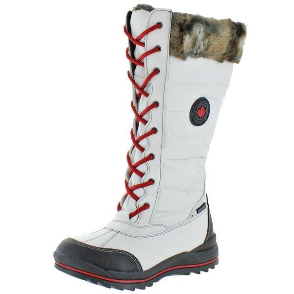 Shop Cougar Women S Chateau Faux Fur Trim Waterproof Winter Snow Boots Overstock 25441941