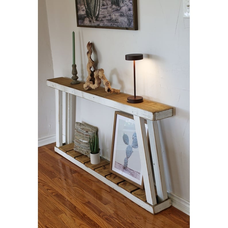 60 Inch A-Frame Single Top Console