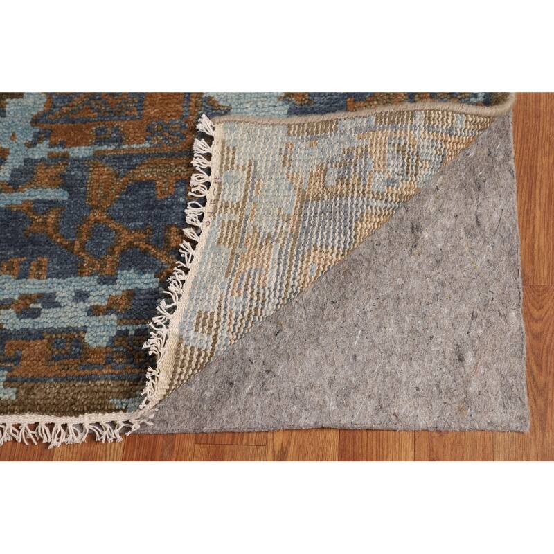 Abstract Contemporary Area Rug Hand-Knotted Wool Carpet - 8'10"x 11'8"