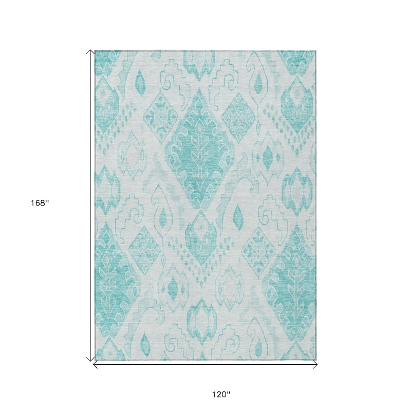 HomeRoots Moroccan Transitional Rectangle Outdoor Rug
