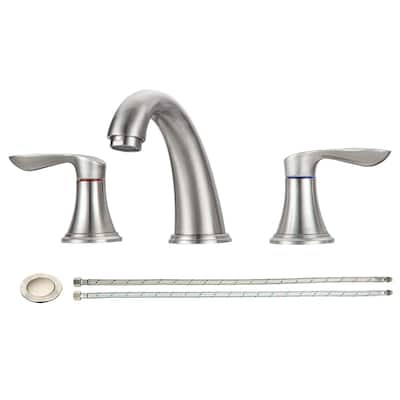Bathroom Faucet for Sink 3 Holes with Pop up Drain