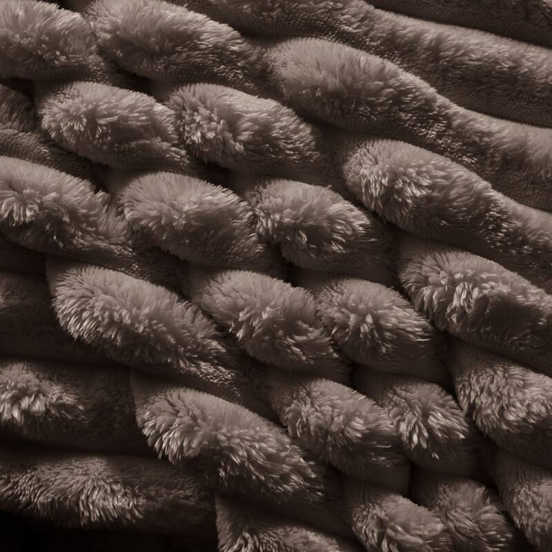 102.4" Plush Corduroy Sectional Sofa with Movable Ottoman