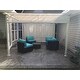 Kinbor Patio Furniture Set Outdoor Sectional Sofa All-Weather Wicker Conversation Set