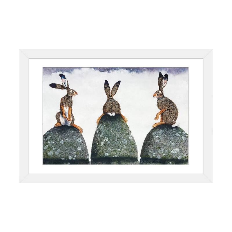 iCanvas "Easter Island" by Maggie Vandewalle - White - 24x32x1
