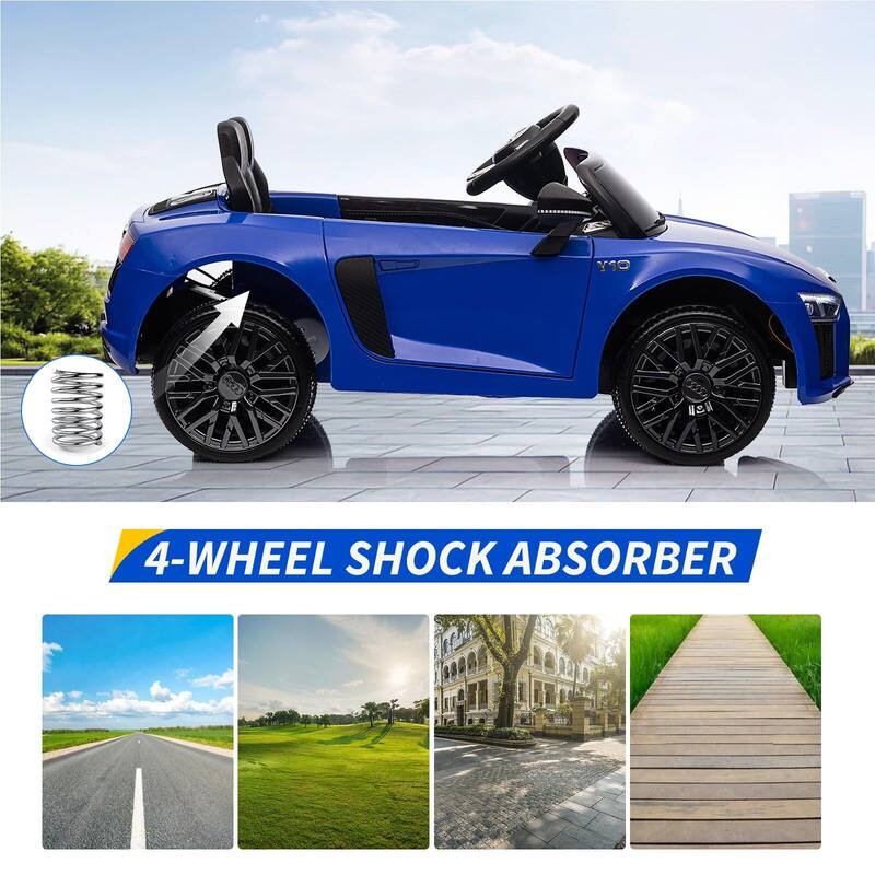 Ride Car for Kids, 12V Power Battery Electric Vehicles for 3-7 Toddlers