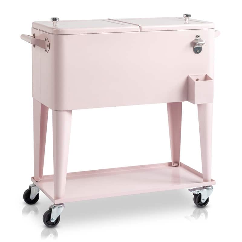 80QT Iron Spray Cooler with Shelf - 80QT - Pink