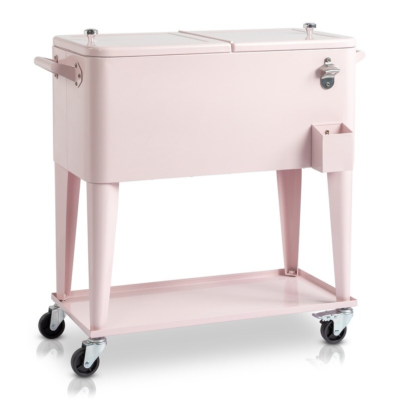 Koolatron 12V Wheeled Electric Cooler/Warmer, 31L (33 qt), Gray