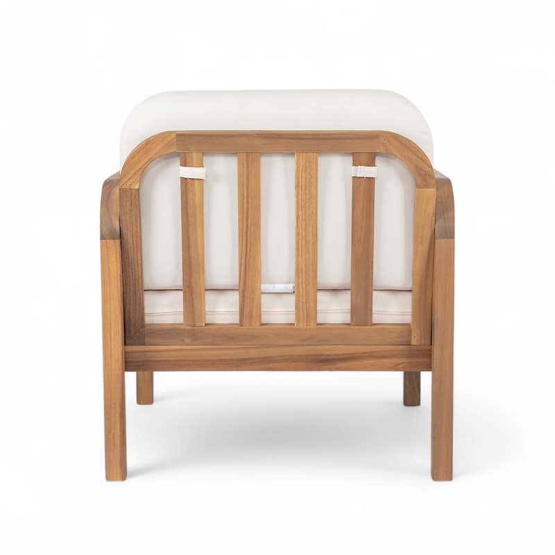 Christopher Knight Home- Evangeline Outdoor Acacia Wood Wicker Club Chair