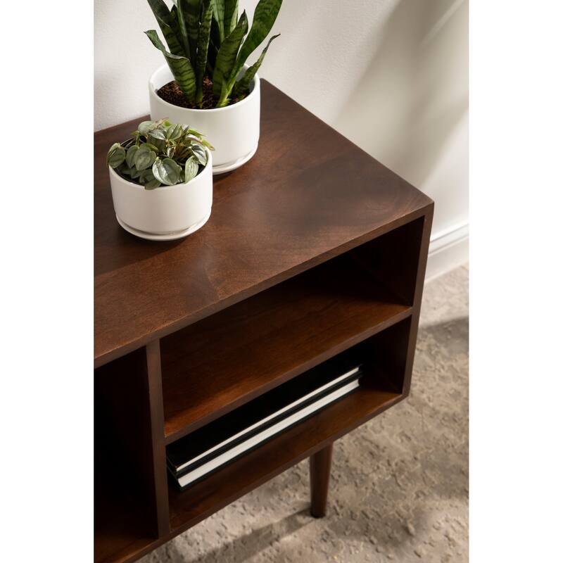 Kate and Laurel Locklear Wood Console Table - 38x14x25